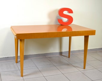 Kondor Tisch 50er 60er Esstisch zum ausziehen Rockabilly mid century coffee table side table Vintage Design Wood German Furniture danish