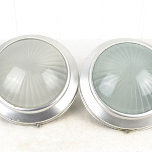 2 VEB Leuchtenbau Arnsdorf recessed lamps Reichsbahn ceiling lights wall lights ceiling lamp recessed light design light wall light 50s