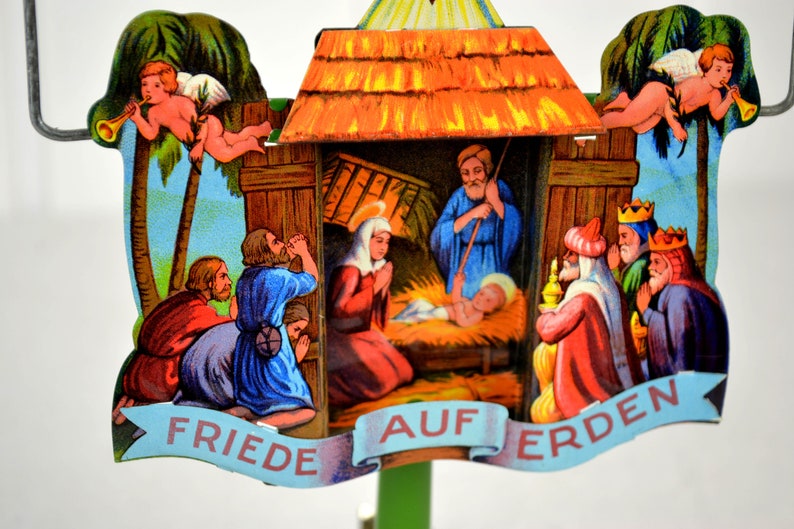 Weihnachtsgeläute Adventspyramide Glockenspiel Engelsgeläut Weihnachtspyramide Blechpyramide Weihnachten Pyramide Advent Christmas Xmas Bild 8