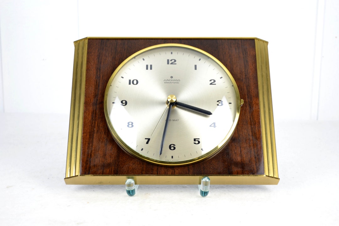 Junghans Wall Clock Electronic ATOMAT 60s 70s Clockwork Clock Etsy