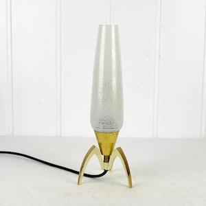 Rare Tripod Rocket Lamp 50s 60s table lamp lamp light vintage design mid century modern retro brass