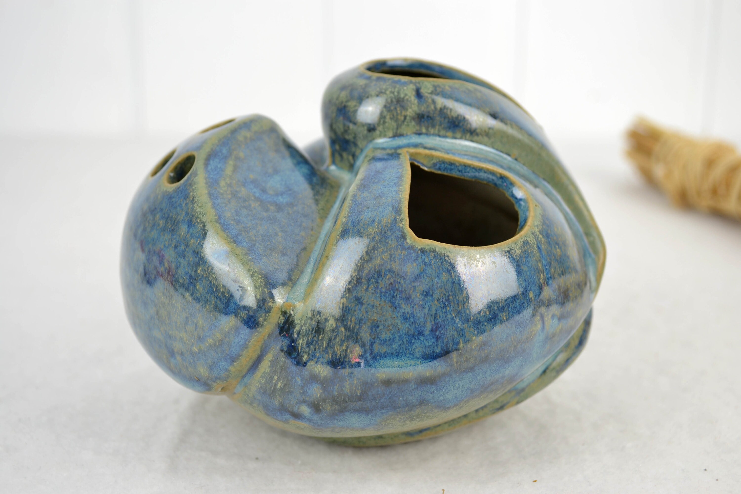 GR Signed Studio Ceramic Vase Ceramic Vase Flower Vase Studio Etsy