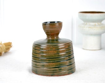 Töpferhof Römhild Vase Keramik Studiokeramik DDR Vintage Design Pottery Blumenvase Blumen 50er 60er mid century Sammler