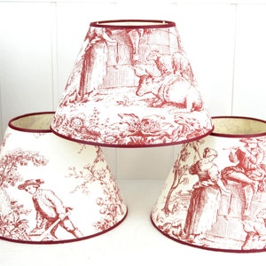 Lampshade for table lamps landscape flowers E27 socket shade lamp table lamp textile