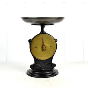 Salters commercial scales scales 10 kg shop scales market scales cast iron Silvesters patent brass kitchen scales