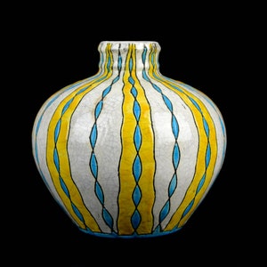 Art Deco vase Charles Catteau for Boch Freres Keramis Belgium 20s Pottery ceramic vase art object flower vase collector&#39;s rarity