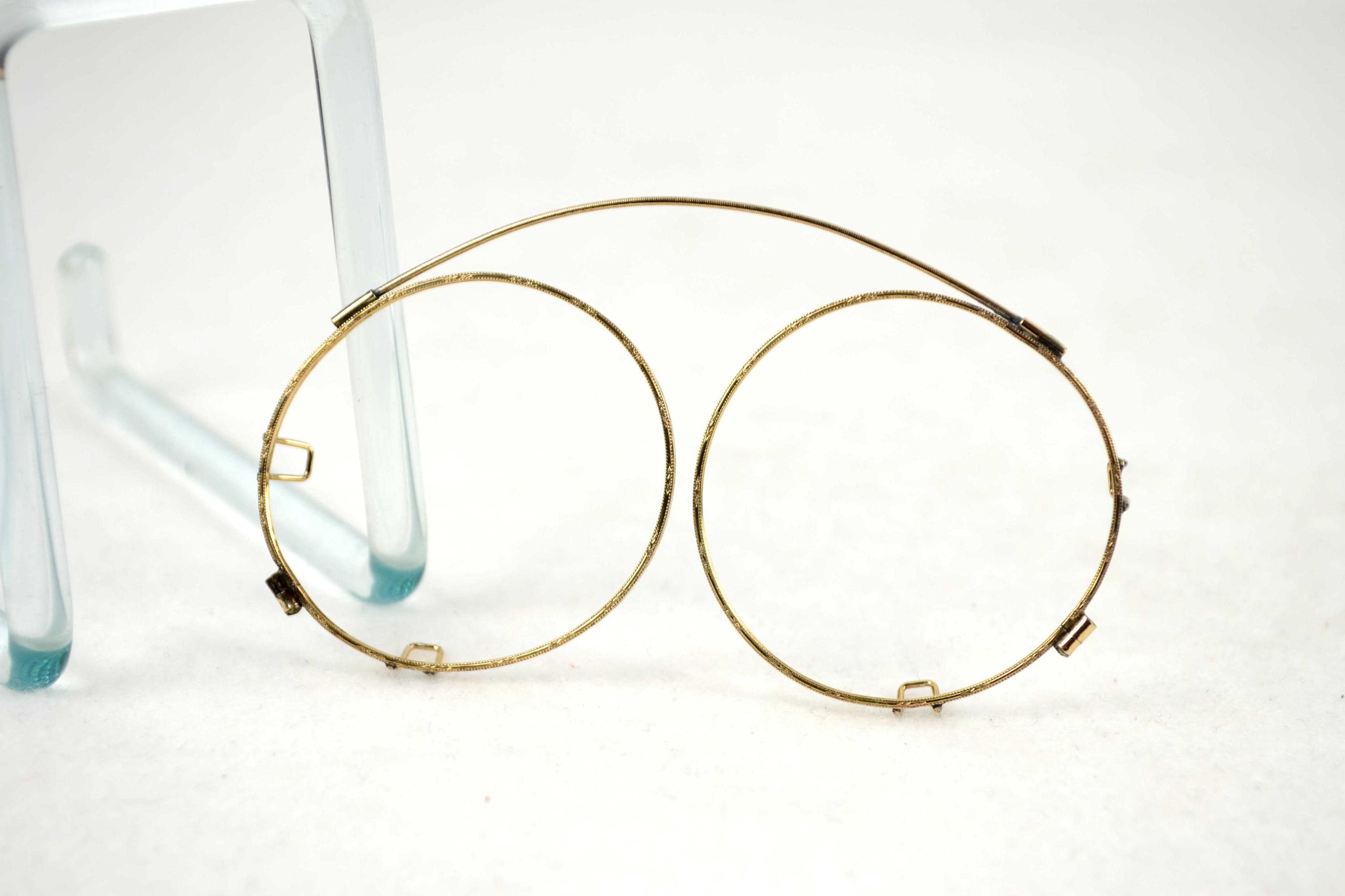 Lunettes De Soleil Vintage à Clipser Sur Lunettes De Vue – Ancien Modèle, état D'origine, Monture Noire