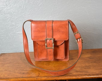 Umhängetasche Unisex 60er 70er Vintage Design Schultertasche Retro Tasche Mann Frau