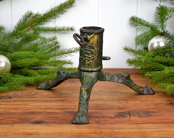 Cast iron Christmas tree stands Christmas tree shabby Xmas 1900 Christmas tree stand Art Nouveau cast iron