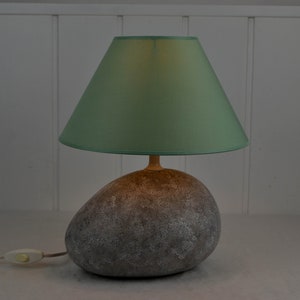 Lampenschirm für Tischlampen Grün E27 Fassung Schirm Leuchte Lampe Tischleuchte Textil Bild 6