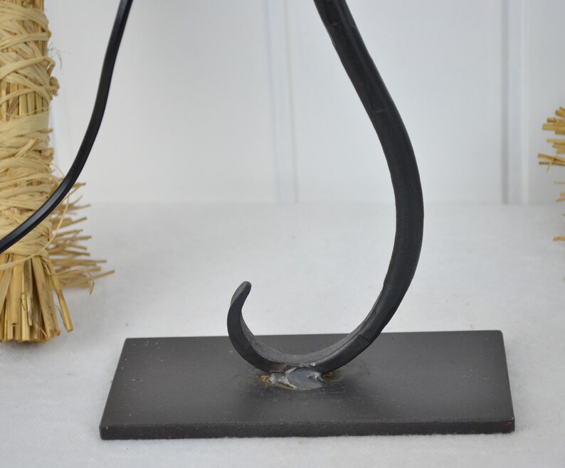 Table lamp T forged industrial design vintage lamp Table lamp lights industry forged factory Iron metal unique Eyecatcher Letter