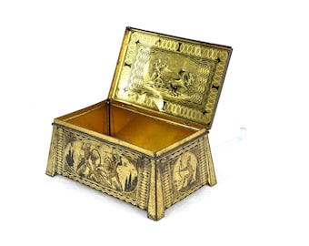 rare boîte de conserve HARIBO Lackritz années 20 30 Gladiateurs romains stockage de récipients design vintage décoration boîte décorative