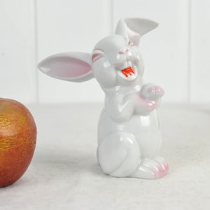 Laughing Rabbit Rosenthal Porcelain Design Max Hermann Fritz around 1929 Figurine Vintage 70s 80s Classic Rose Collection