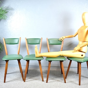 1 of 4 Tübinger chair by Fr. Schäfer Stuhlfabrik 1939 kitchen chair 30s oak chair oak vintage wooden chair tavern chair pub chair