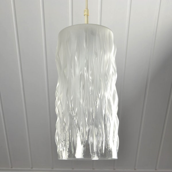 Rupert Nikoll Kristallglas Pendelleuchte 50er Deckenlampe Österreich Design Leuchte Glas Vintage Bubble Hängelampe Lampe