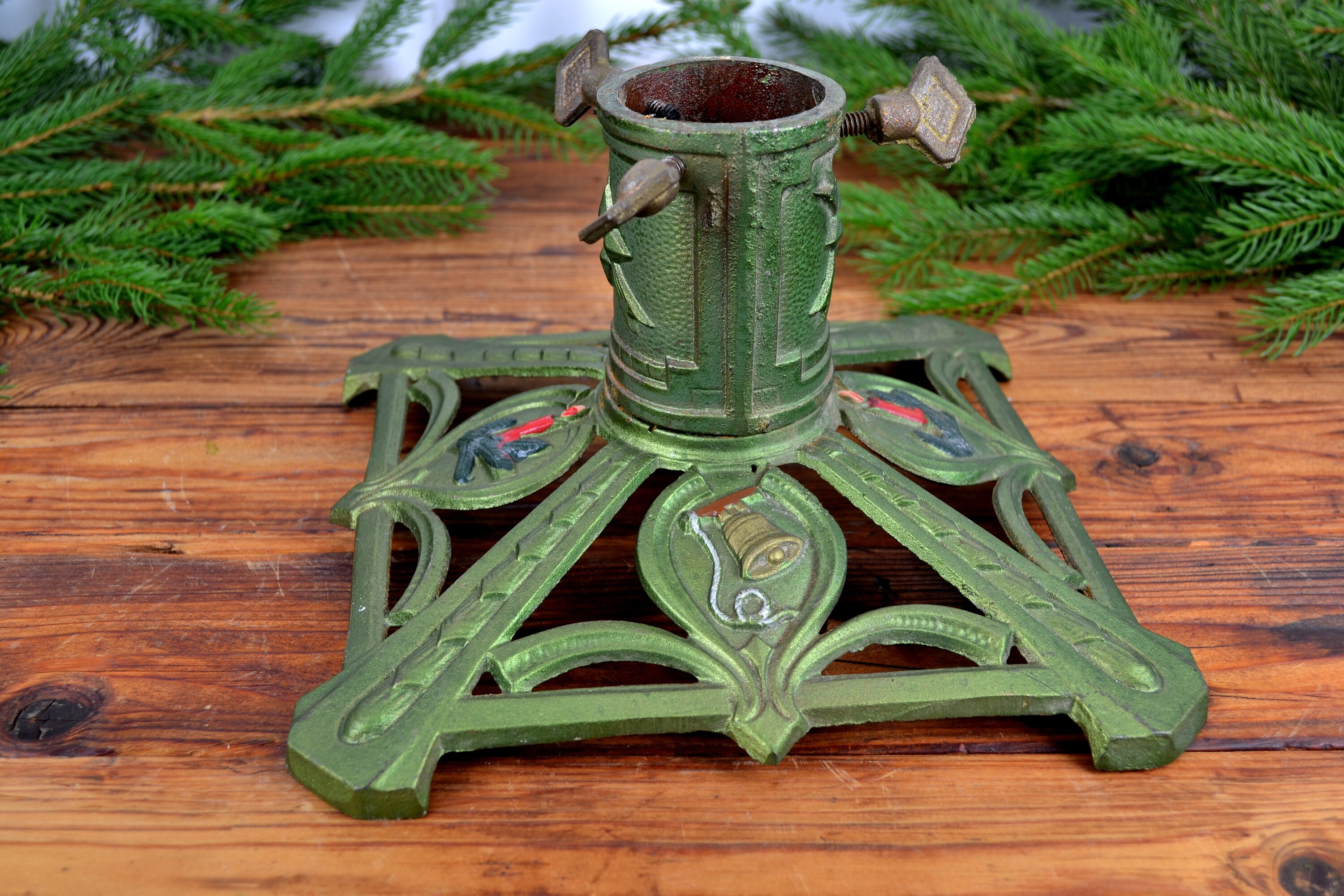 Christmas tree stand cast iron Christmas tree stands Christmas Etsy
