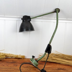 VERA Gelenklampe Tischlampe VEB Leuchtenbau Industrie Design Lampe Leuchte wall lamp Light Vintage Brocante Bauhaus Werkstatt 50er DDR