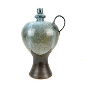 Albert Kiessling Vase Handle Vase Ceramic Studio Ceramic Vintage Design AKL Langenhessen Pottery Flower Vase 50s 60s mid century collector
