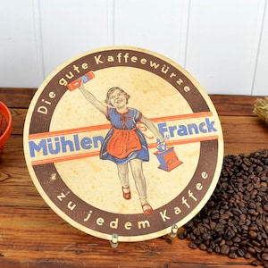 Mühlen Franck cafetières sous-verres pot en carton sous-verres design vintage café maison de campagne cafetière cafetière milieu du siècle décoration photo années 30 40