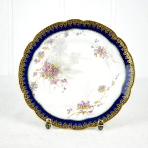 Assiette plate Émile Bourgeois Paris