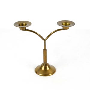 Candlestick GDR brass 60s 70s mid century candles vintage design candlestick candlestick