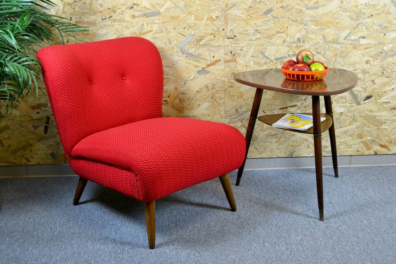 Reniforme Table 50 S 60 S Rockabilly Table Basse Etsy