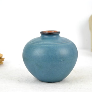 Eva Kumpmann Vase Keramik Studiokeramik Vintage Design Pottery Blumenvase 50er 60er mid century Sammler