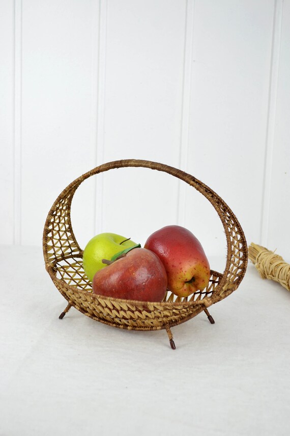 Corbeille à pain ou fruit métal noir Wire