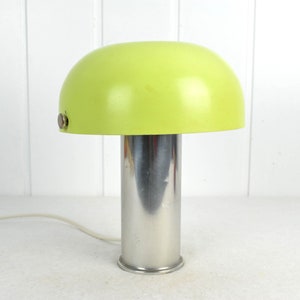 Mushroom table lamp GDR office lamp rare design lamp 60s 70s office desk brocante