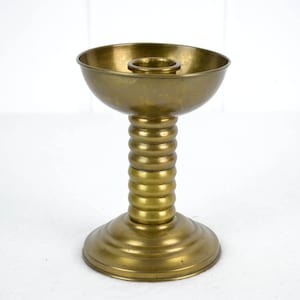 Candlestick Böhme & Hennen Kunstgewerbe Dresden brass candlestick driven candles vintage design candlestick 30s