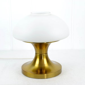 Mushroom table lamp mushroom lamp DDR office lamp opal glass design lamp 60s 70s office desk brocante