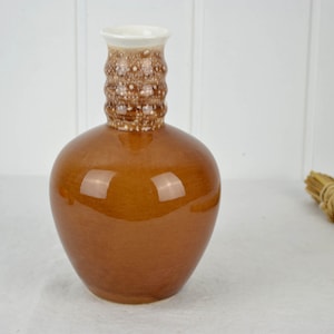 Ceramic Vase Mid Century KK 60s 70s Flower Vase Vintage Krakelee Brocante Modern Retro Design Pottery
