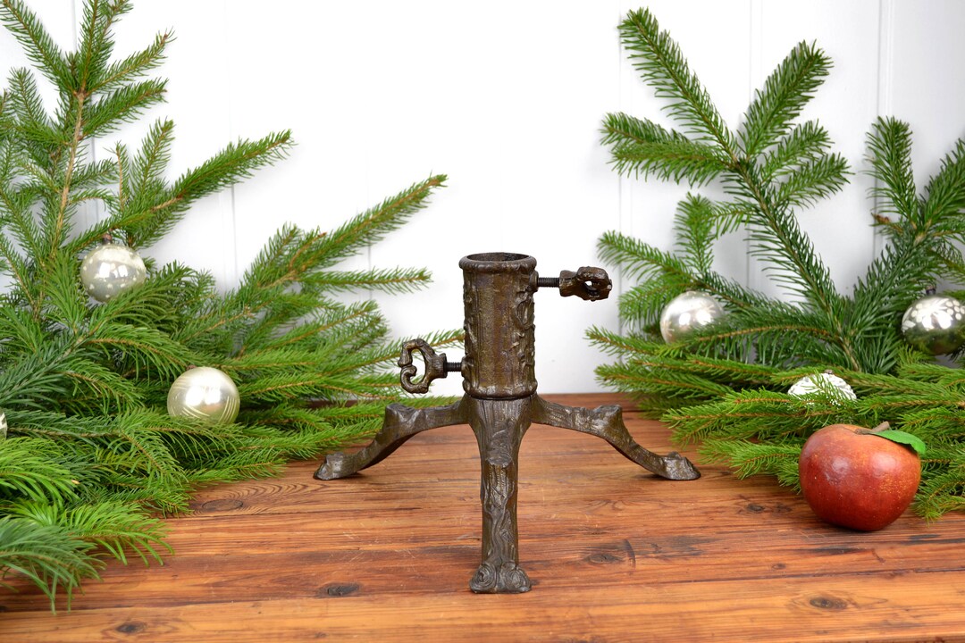 Cast Iron Christmas Tree Stands Christmas Tree Shabby Xmas Etsy