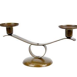 Brass candlestick design candlesticks candles vintage candlesticks 30s Art Deco handicrafts