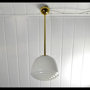 Ceiling light Adolf Meyer Bauhaus Art Deco ceiling lamp opal glass 30s 40s 50s pendant light glass lamp light vintage design