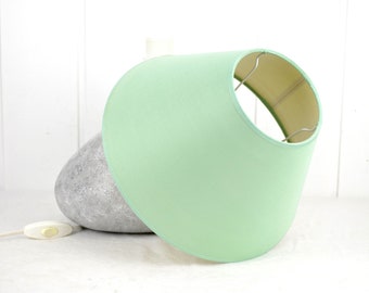 Abat-jour pour lampes de table vert E27 douille abat-jour lampe de table textile