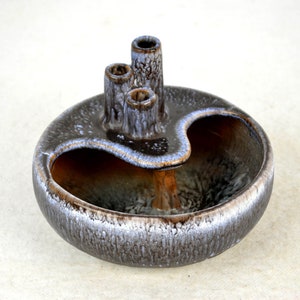 Studio ceramic vase ceramic vintage design pottery flower vase 70s 80s mid century collector Space Age