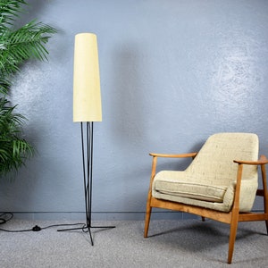 seltene Hesse Leuchten Stehlampe 50er 60er Tripod Stehleuchte mid century Design Leuchte Lampe Vintage