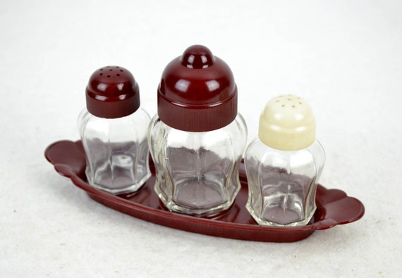 Salt Pepper Shakers Pack of 12 Glass Nostalgic Cruets Condiments Cafe  Restaurant