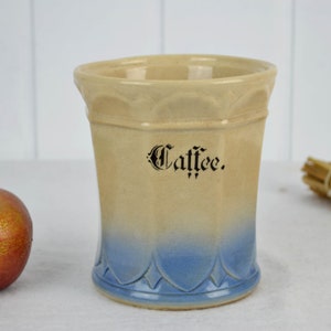 Storage Jars Coffee Jar Kitchen Storage 1920 Spices Stoneware Art Nouveau German Vintage Landhaus