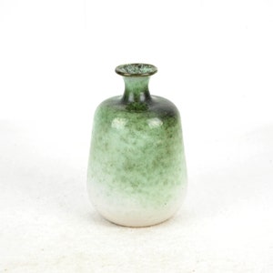 Studiokeramik Vase Handarbeit mit Bodenmarke Keramik 50er 60er Töpferei Blumenvase Design pottery mid century Vintage Modern Retro