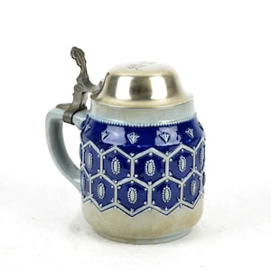 Mug Beer Mug Tankard Merkelbach & Wick AG WW Vintage Design Westerwald Stoneware Ceramic Brocante Beer German 30s Grenzhausen