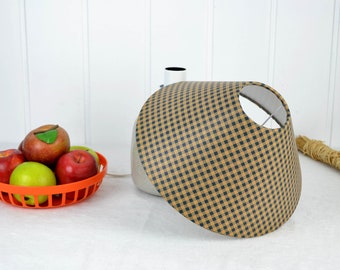 Lampshade for table lamps blue checkered papel cardboard E27 socket shade lamp table lamp natural shabby