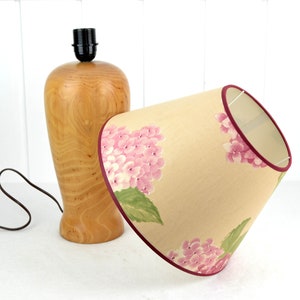 Lampshade for table lamps floral motif E27 socket shade lamp table lamp textile