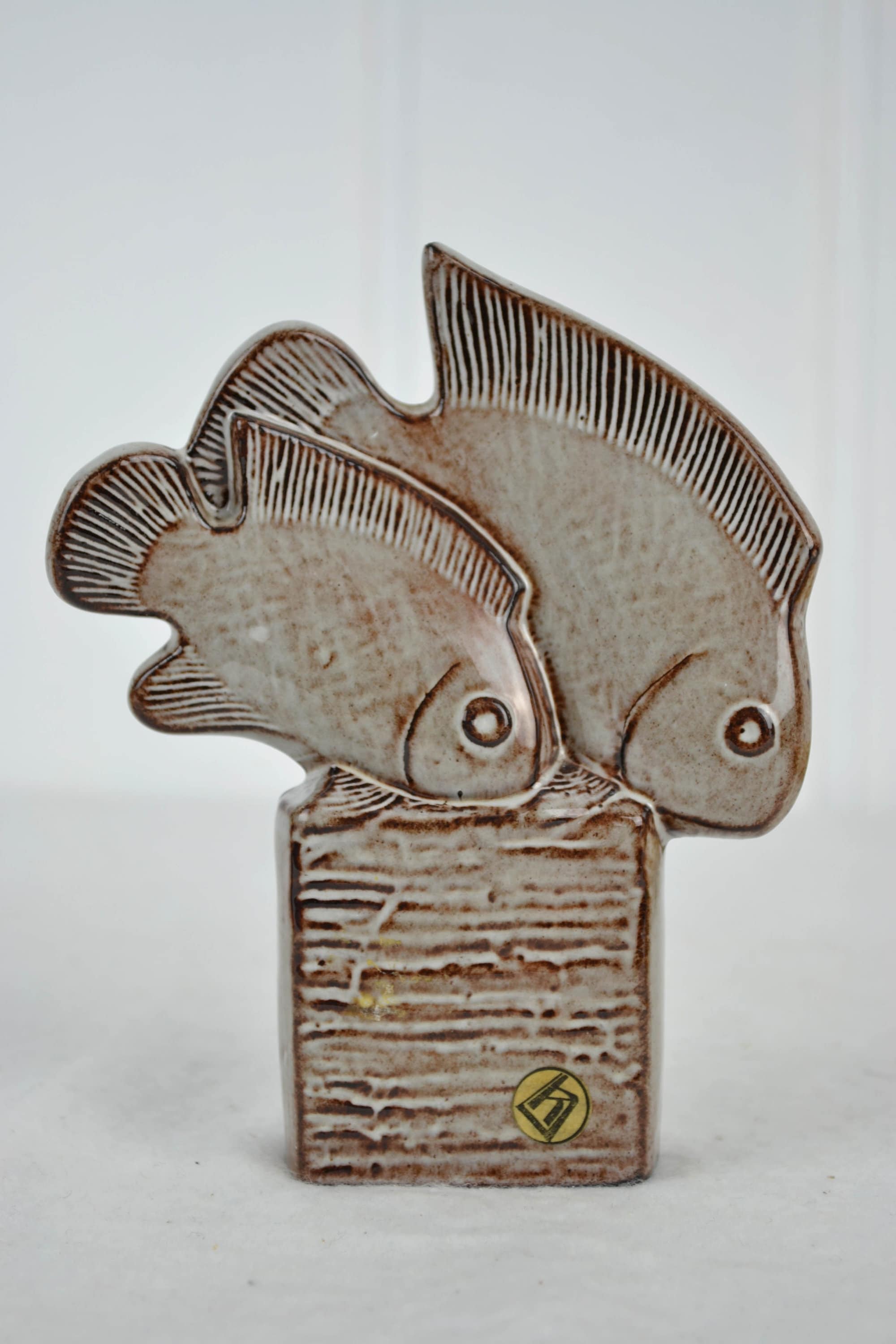 Fische Keramik Figur 50er 60er mid century Pottery Design Etsy