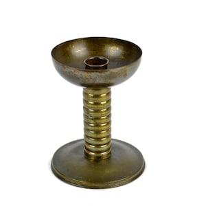 Candlestick Böhme & Hennen Arts and Crafts Dresden brass candlestick chased candles vintage design candlestick 30s