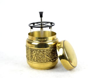 60年代 シガレットディスペンサー アンティーク 真鍮 インテリア