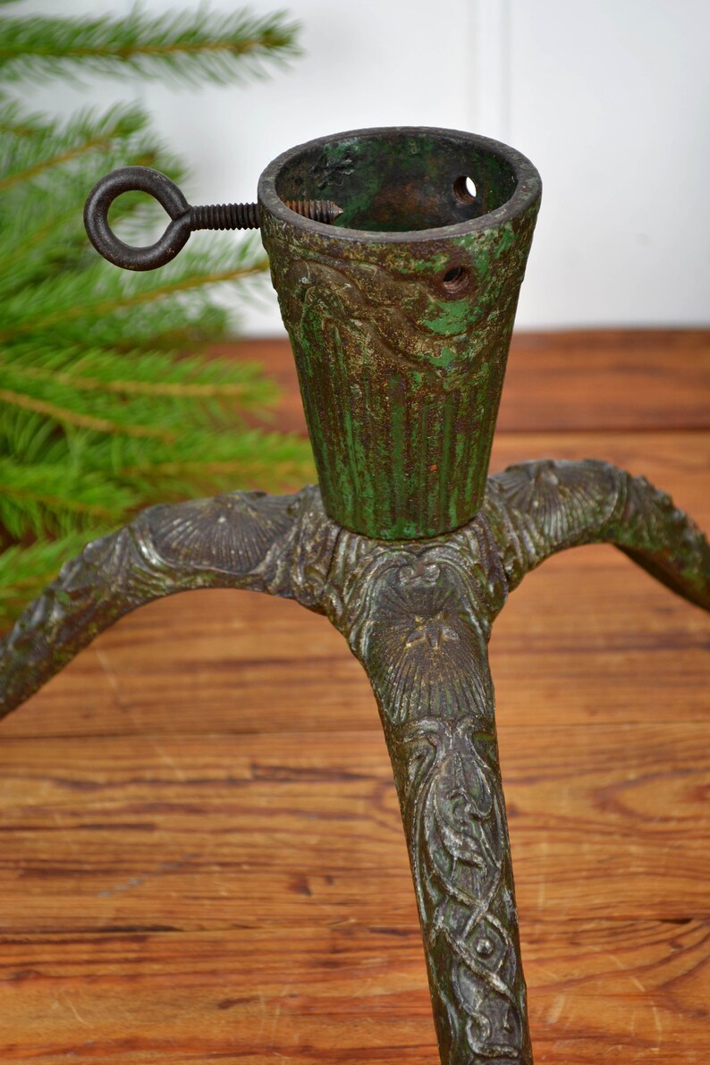 Christmas Tree Stand Cast Iron Christmas Tree Stands Christmas Etsy
