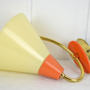 Wall lamp 50s 60s rockabilly lights mid century bag lamp vintage lamp kidney table era design wall lamp Brocante