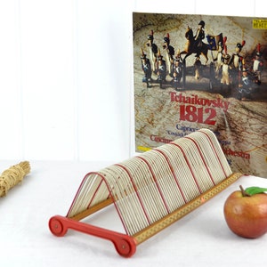 BECO Record Collector Record Stand LP Stand Vinyl Collector Vinyl Stand Storage 60s 70s Retro Brocante Records